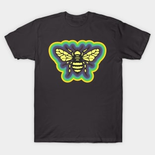 Honeybee with colorful border T-Shirt